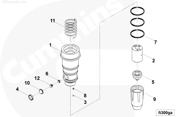 Cummins 3054205 Injector - Truck To Trailer