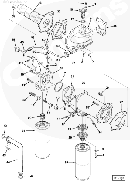 Cummins 3056166 Tube Connector - Truck To Trailer