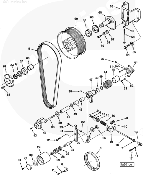 Cummins 3056477 Fan Bracket – Truck To Trailer