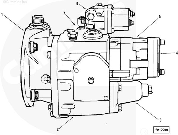 Cummins 3059583 Fuel Pump - Truck To Trailer