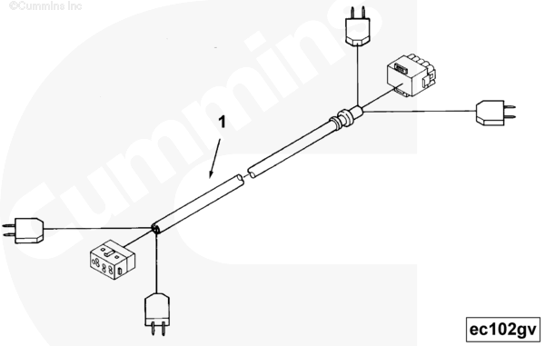 Cummins 3070097 Wiring Harness - Truck To Trailer