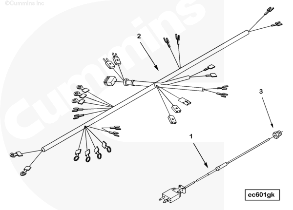 Cummins 3070997 Wiring Harness - Truck To Trailer