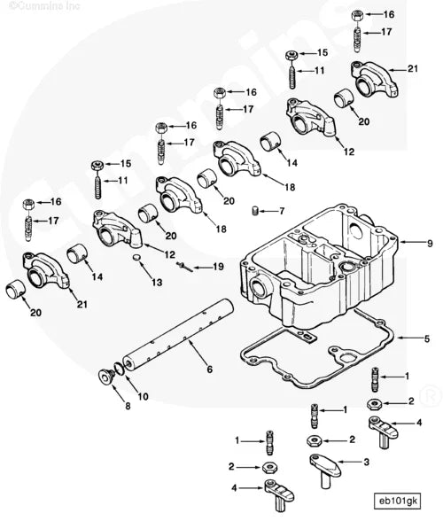 Cummins 3071319 Valve Crosshead - Truck To Trailer