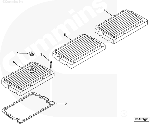 Cummins 3078349 Rocker Lever Cover - Truck To Trailer