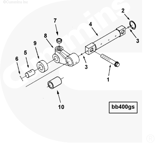 Cummins 3087922 Cam Follower Lever Spacer - Truck To Trailer