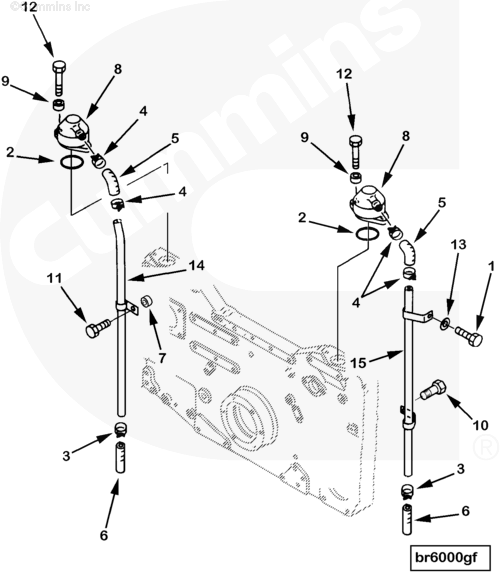 Cummins 3092422 Mounting Spacer - Truck To Trailer