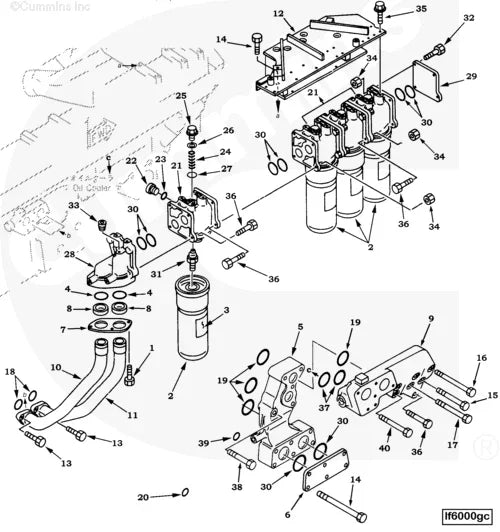 Cummins 3093020 Oil Transfer Connection - Truck To Trailer