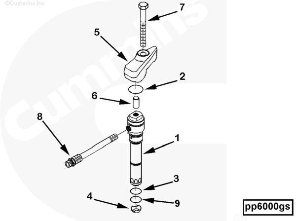 Cummins 3093341 Injector Fuel Supply Tube - Truck To Trailer