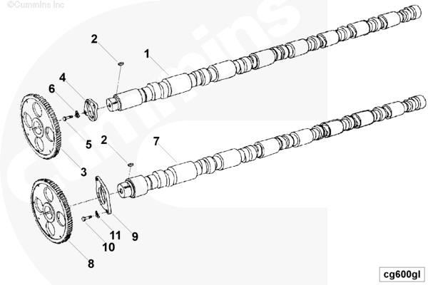 Cummins 3096794 Camshaft - Truck To Trailer