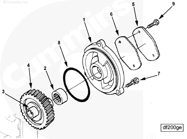 Cummins 3161567 Hydraulic Pump Gear - Truck To Trailer