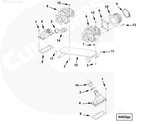 Cummins 3171168 Air Crossover Connection - Truck To Trailer