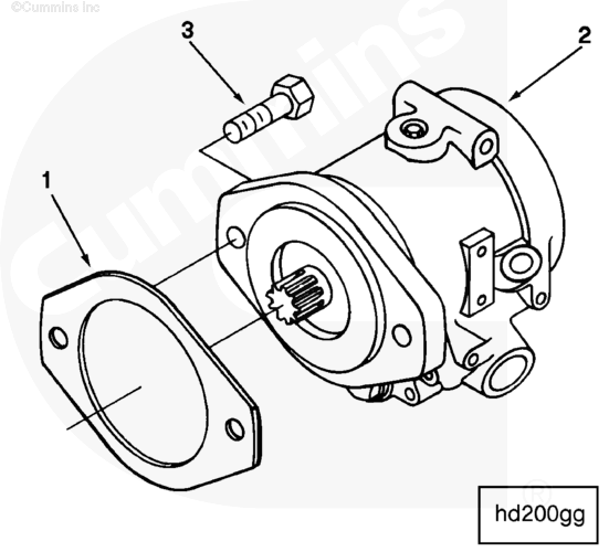 Cummins 3253591 Hydraulic Pump - Truck To Trailer