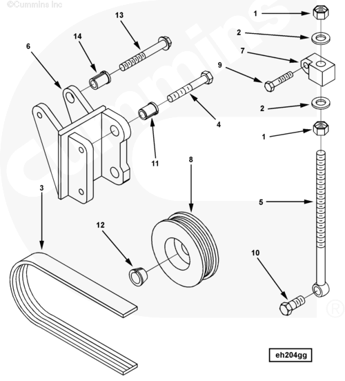 Cummins 3256688 Alternator Pulley - Truck To Trailer