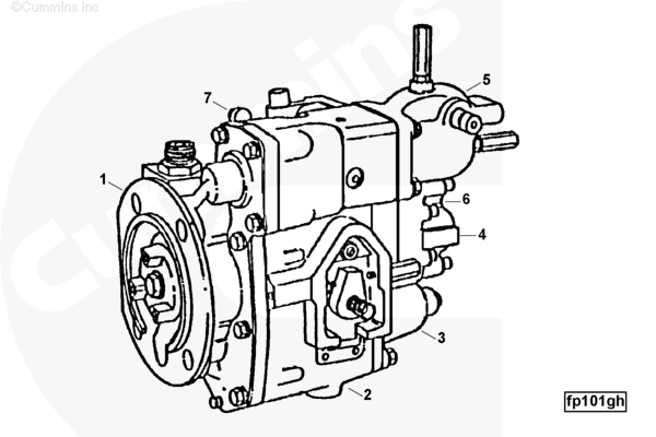 Cummins 3277582 Fuel Pump Plating Body - Truck To Trailer