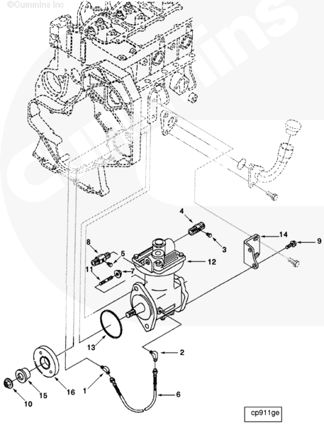 Cummins 3279178 Male Connector - Truck To Trailer