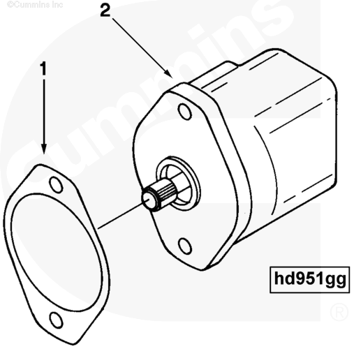 Cummins 3283836 Hydraulic Pump - Truck To Trailer