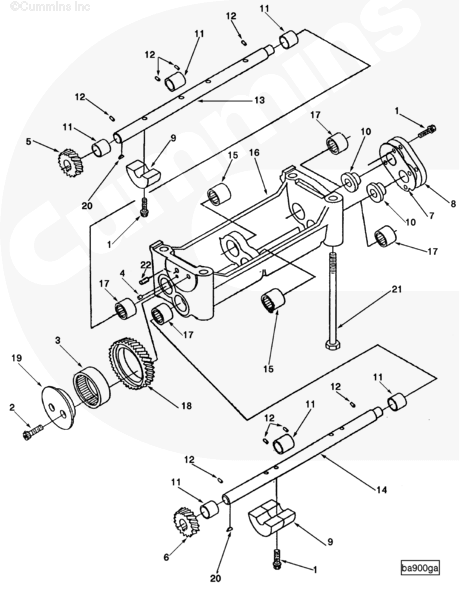 Cummins 3285651 Balancer Housing - Truck To Trailer