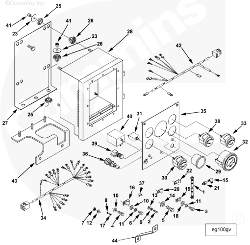 Cummins 3331420 Instrument Panel Brace - Truck To Trailer