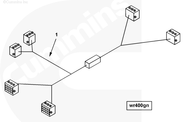 Cummins 3348834 Wiring Harness - Truck To Trailer