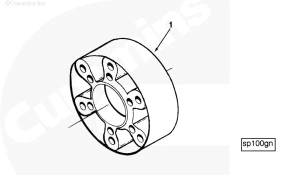 Cummins 3350966 Fan Pilot Spacer - Truck To Trailer
