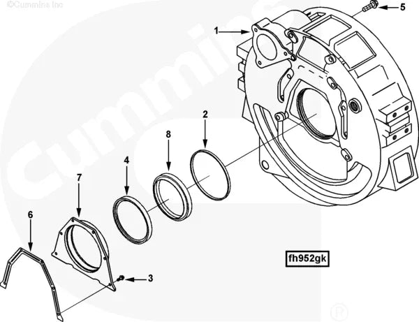 Cummins 3356766 Flywheel Housing - Truck To Trailer