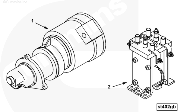 Cummins 3408251 Starting Motor / Starter - Truck To Trailer