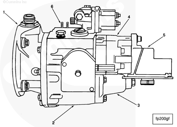 Cummins 3408328 Electronic Fuel Control Actuator - Truck To Trailer