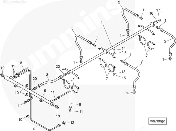 Cummins 3425300 Male Connector - Truck To Trailer
