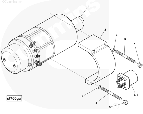 Cummins 3426329 Relay - Truck To Trailer