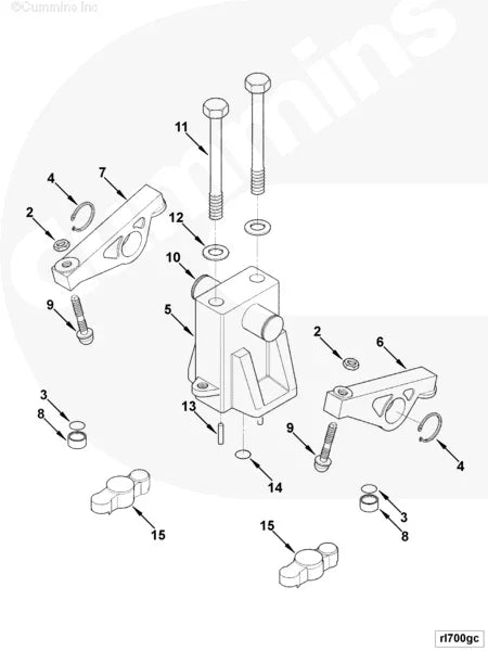 Cummins 3429820 Rocker Lever Support – Truck To Trailer