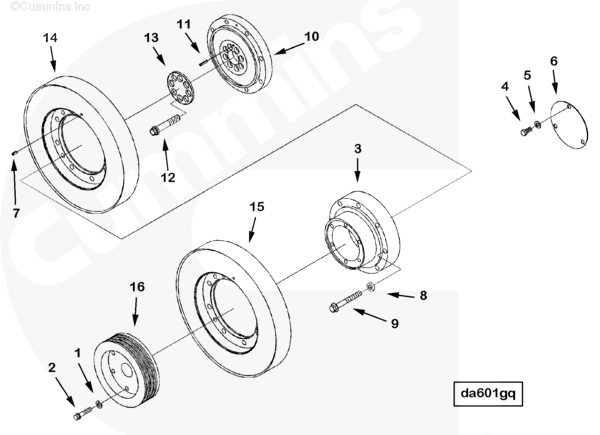 Cummins 3630334 Crankshaft Pulley - Truck To Trailer