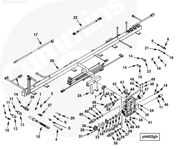 Cummins 3637277 Wiring Harness - Truck To Trailer