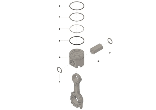 Cummins 3803931 Compressor Piston Kit - Truck To Trailer