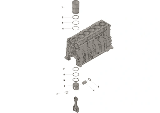 Cummins 3804477 Cylinder Kit - Truck To Trailer