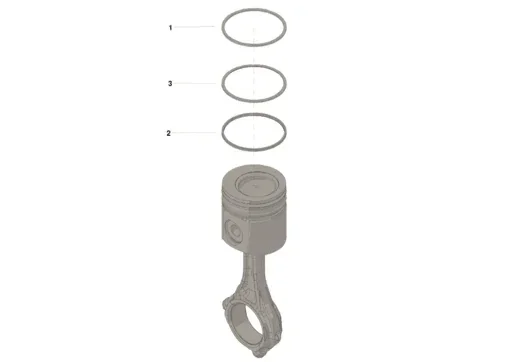Cummins 3804930 Piston Ring Set - Truck To Trailer