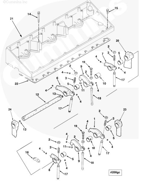 Cummins 3892653 Rocker Lever Support – Truck To Trailer