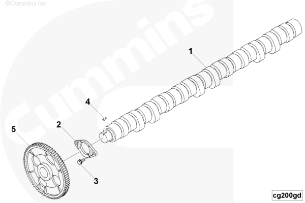 Cummins 3895786 Camshaft - Truck To Trailer