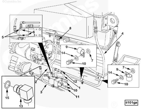 Cummins 3896027 Check Valve - Truck To Trailer