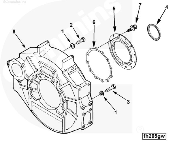 Cummins 3899919 Flywheel Housing - Truck To Trailer