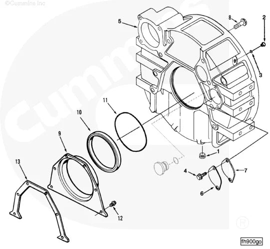 Cummins 3914129 Flywheel Housing - Truck To Trailer