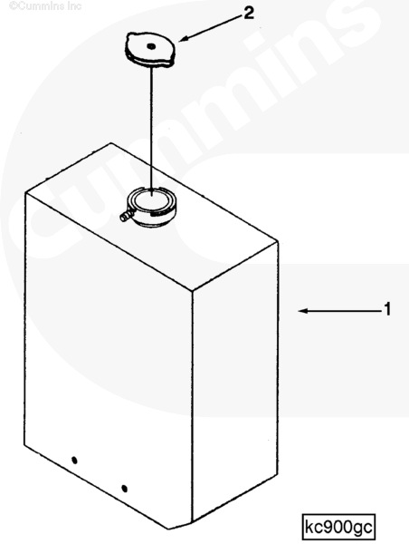 Cummins 3914298 Expansion Tank - Truck To Trailer