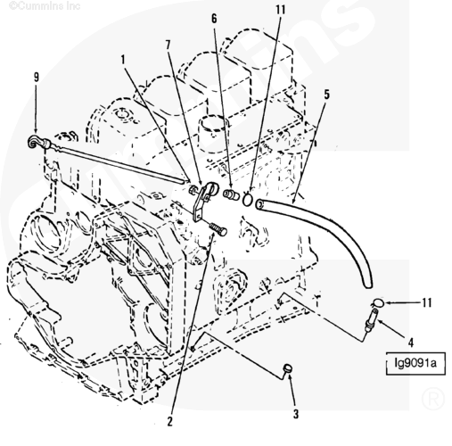 Cummins 3918365 Dipstick - Truck To Trailer