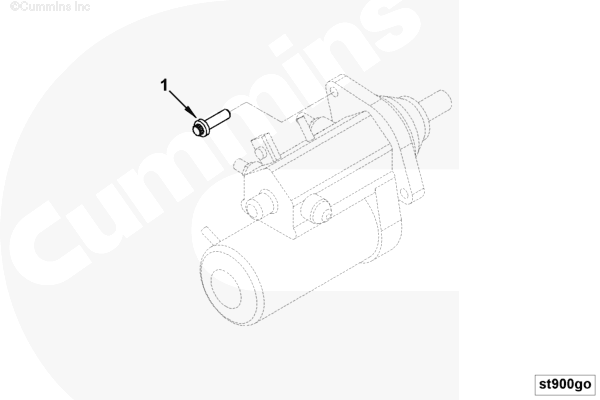 Cummins 3918376 Starting Motor - Truck To Trailer