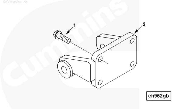 Cummins 3918544 Alternator Support - Truck To Trailer