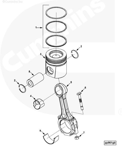 Cummins 3919247 Engine Piston - Truck To Trailer