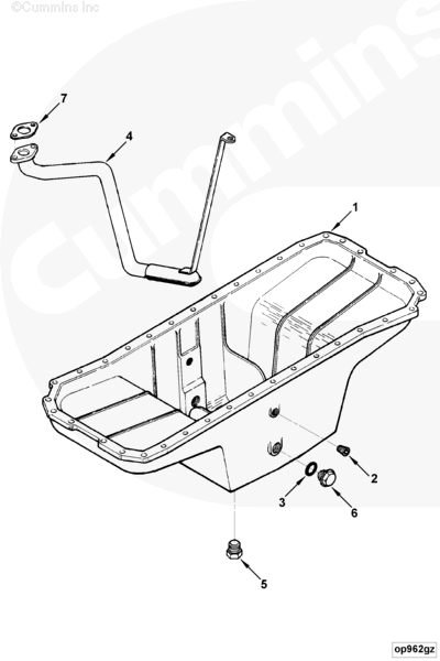 Cummins 3920179 Oil Suction Connection - Truck To Trailer