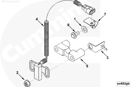 Cummins 3924433 Mounting Spacer - Truck To Trailer