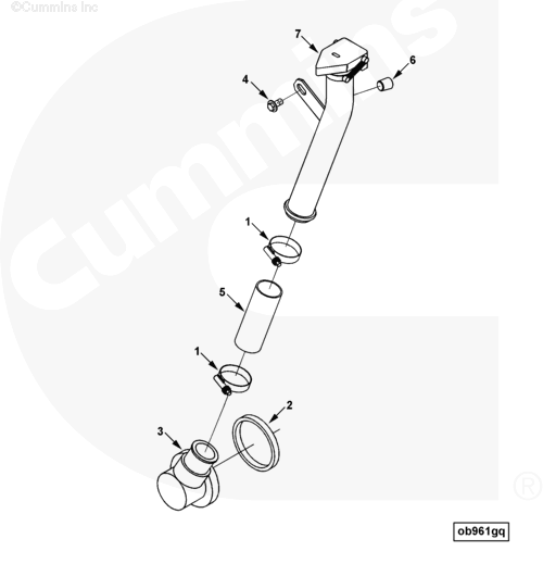 Cummins 3936062 Oil Filler Tube - Truck To Trailer