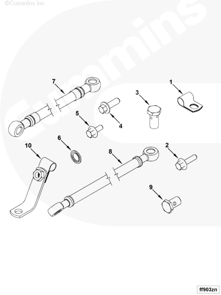 Cummins 3937641 Flexible Hose - Truck To Trailer