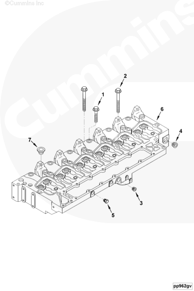 Cummins 3967459 Cylinder Head - Truck To Trailer